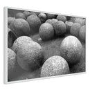 Poster - Stone Spheres  - wit