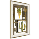 Poster - Home Gallery  - goud passepartout