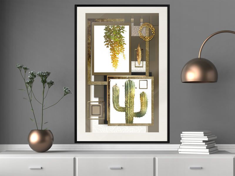 Poster - Home Gallery  - zwart passepartout
