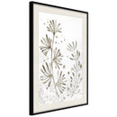 Poster - Dried Plants  - zwart passepartout