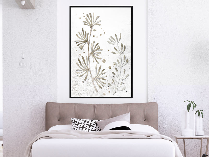 Poster - Dried Plants  - zwart