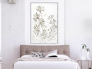 Poster - Dried Plants  - wit