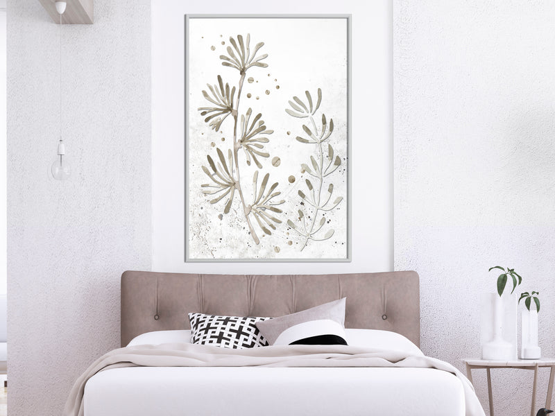 Poster - Dried Plants  - wit