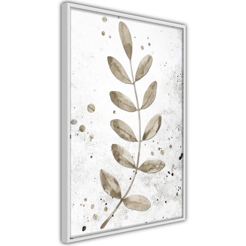 Poster - Dried Twig  - wit