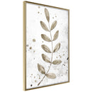 Poster - Dried Twig  - goud