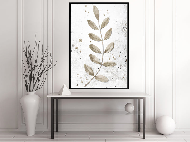 Poster - Dried Twig  - zwart