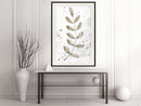 Poster - Dried Twig  - zwart passepartout