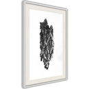 Poster - Texture of a Tree  - wit passepartout