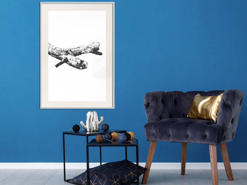 Poster - Where is the Other End?   - wit passepartout