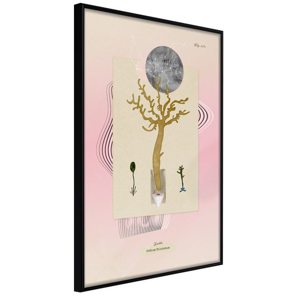 Poster - Aquatic Plant  - zwart