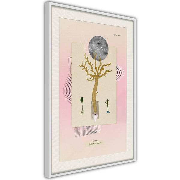 Poster - Aquatic Plant  - wit passepartout