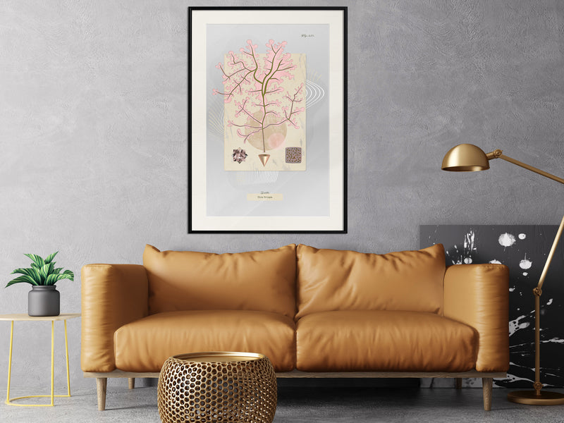 Poster - Seaweed  - zwart passepartout
