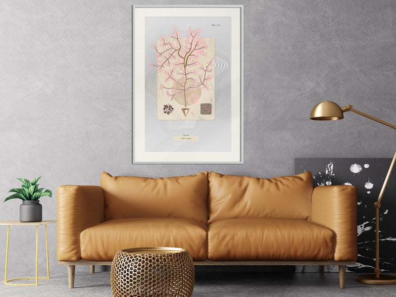 Poster - Seaweed  - wit passepartout