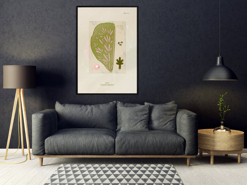 Poster - Cross Section of a Leaf  - zwart