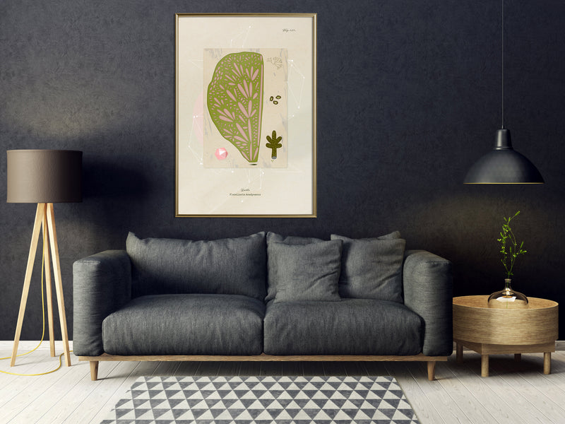 Poster - Cross Section of a Leaf  - goud