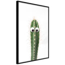Poster - Funny Cactus I  - zwart