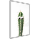 Poster - Funny Cactus I  - wit
