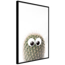Poster - Funny Cactus II  - zwart