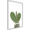 Poster - Funny Cactus III  - wit