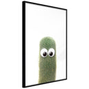 Poster - Funny Cactus IV  - zwart