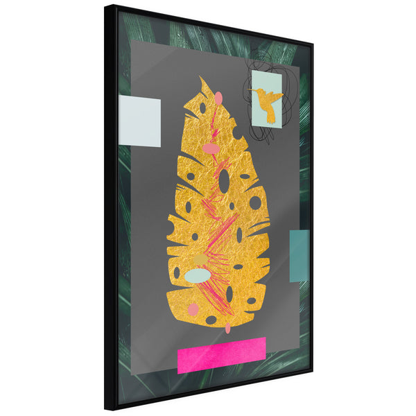 Poster - Botanical Treasure  - zwart