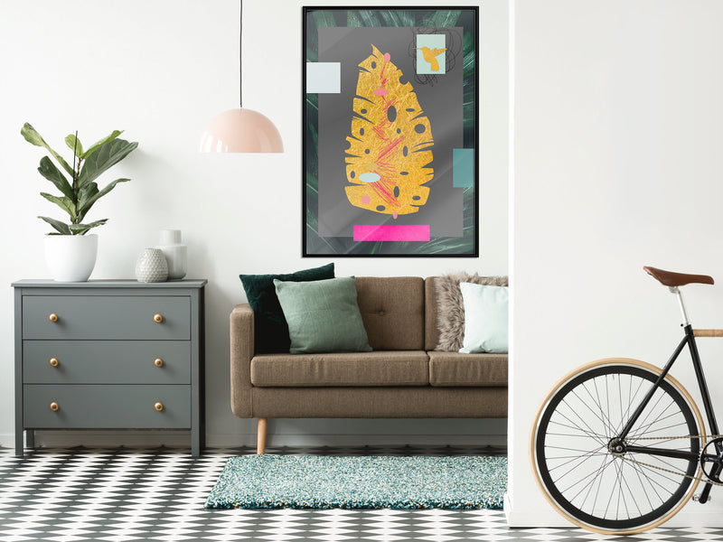 Poster - Botanical Treasure  - zwart