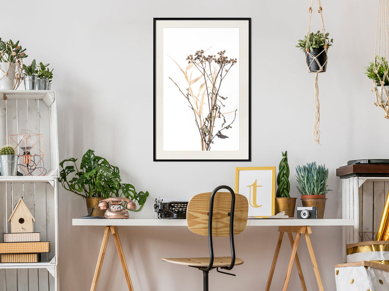 Poster - Diary of a Herbalist  - zwart passepartout