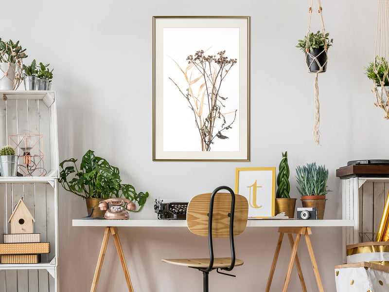 Poster - Diary of a Herbalist  - goud passepartout