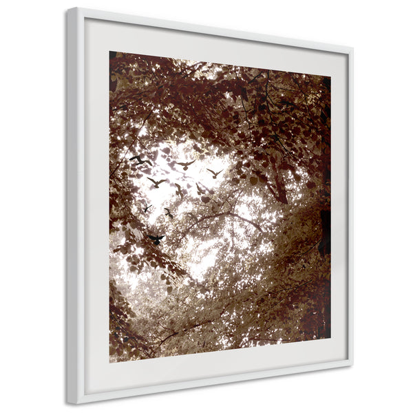 Poster - In the Shade of Trees  - wit