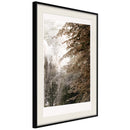 Poster - Pond in the Park  - zwart passepartout