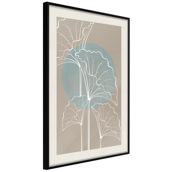 Poster - Miraculous Plant  - zwart passepartout