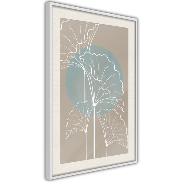 Poster - Miraculous Plant  - wit passepartout