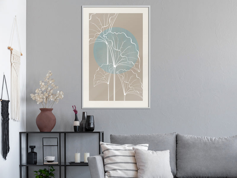 Poster - Miraculous Plant  - wit passepartout