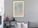 Poster - Miraculous Plant  - goud passepartout