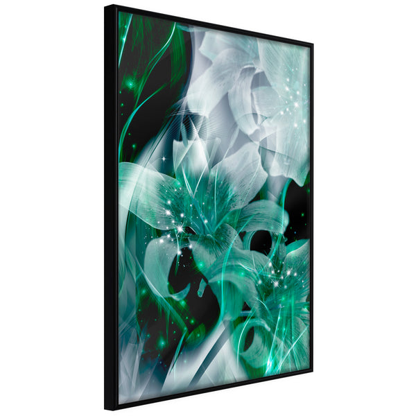 Poster - Poisonous Flowers  - zwart