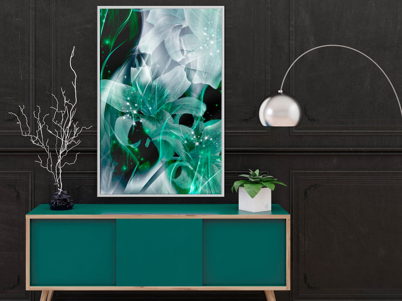 Poster - Poisonous Flowers  - wit