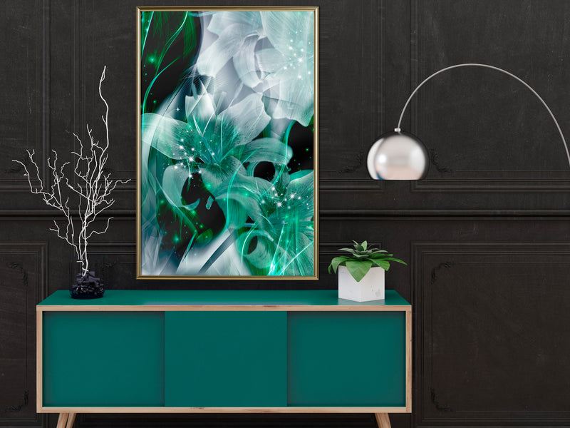 Poster - Poisonous Flowers  - goud
