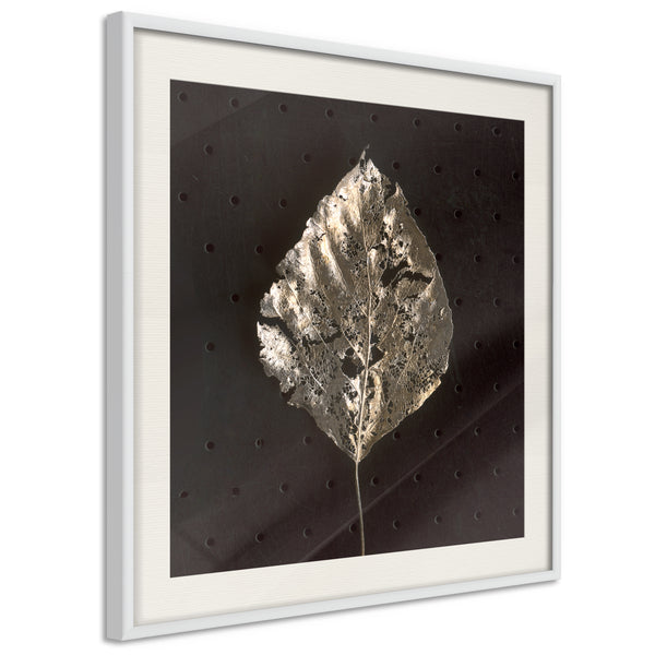 Poster - Time Goes By  - wit passepartout