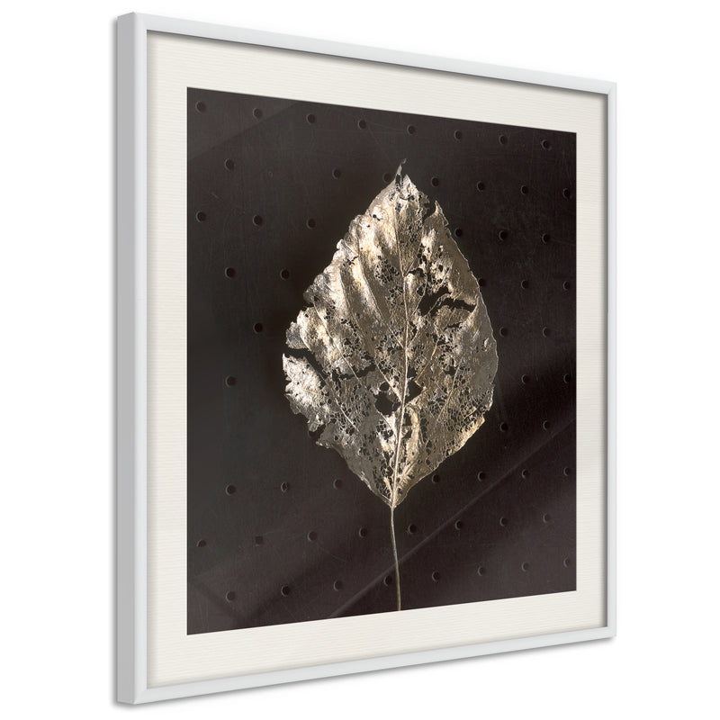 Poster - Time Goes By  - wit passepartout