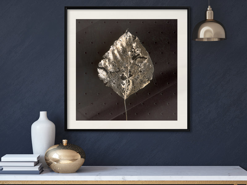 Poster - Time Goes By  - zwart passepartout