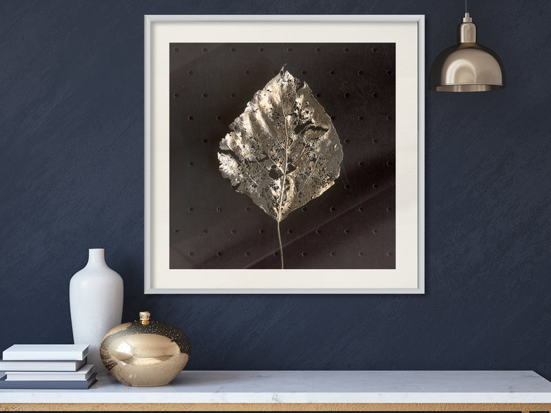 Poster - Time Goes By  - wit passepartout