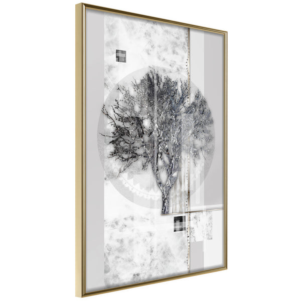 Poster - Sign of Winter  - goud