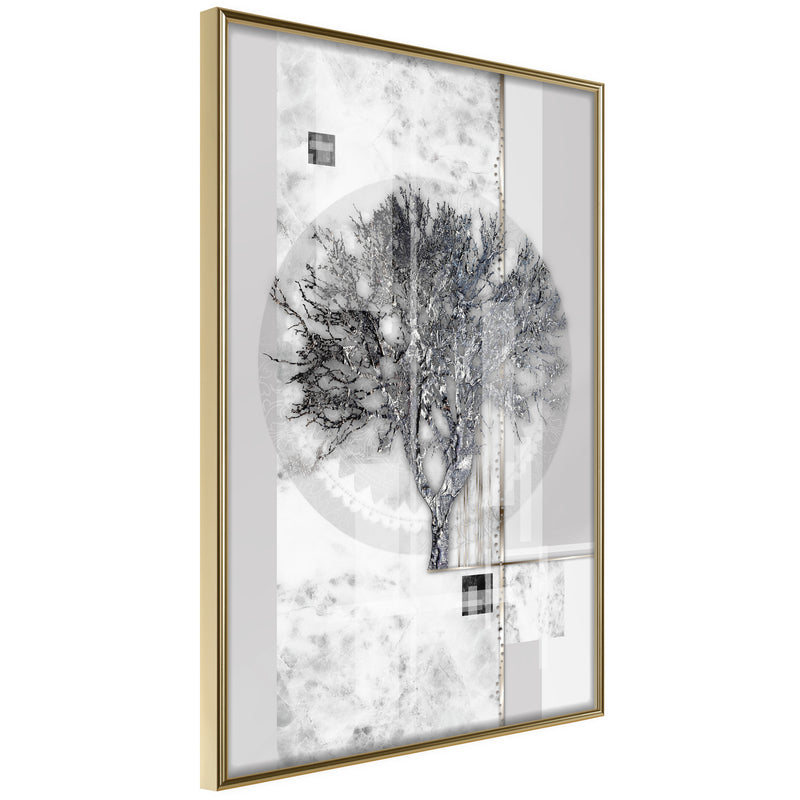 Poster - Sign of Winter  - goud