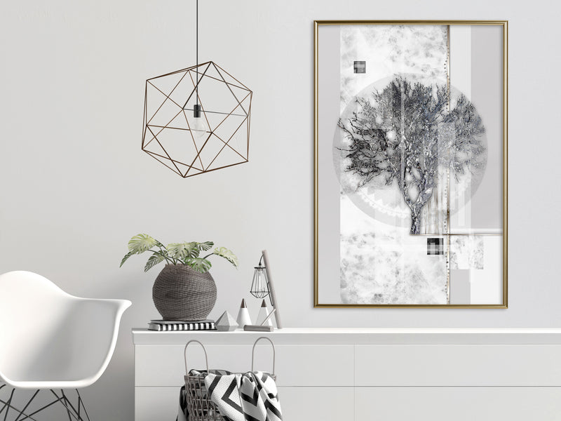 Poster - Sign of Winter  - goud