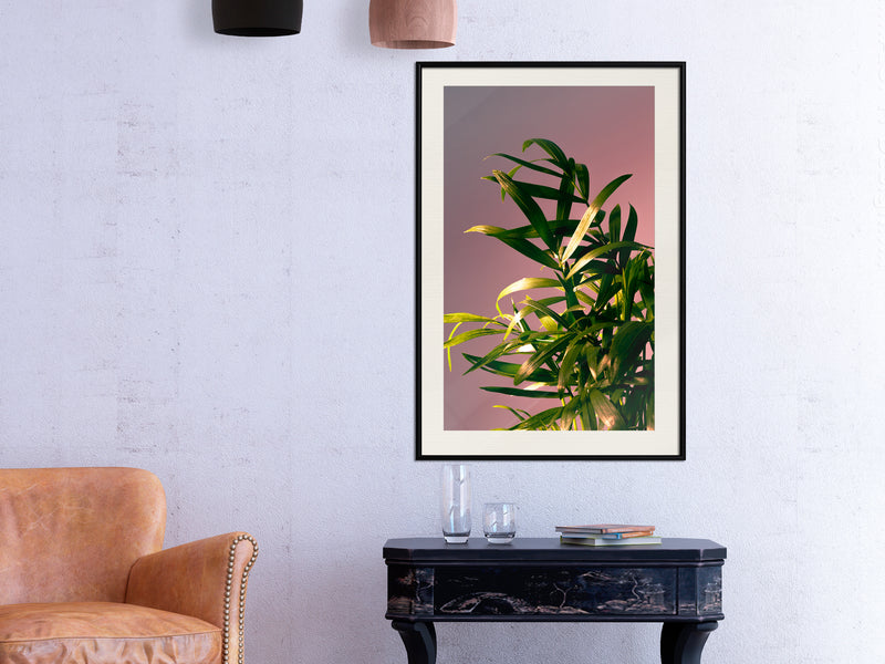 Poster - Against the Sunset  - zwart passepartout
