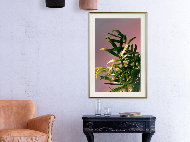 Poster - Against the Sunset  - goud passepartout