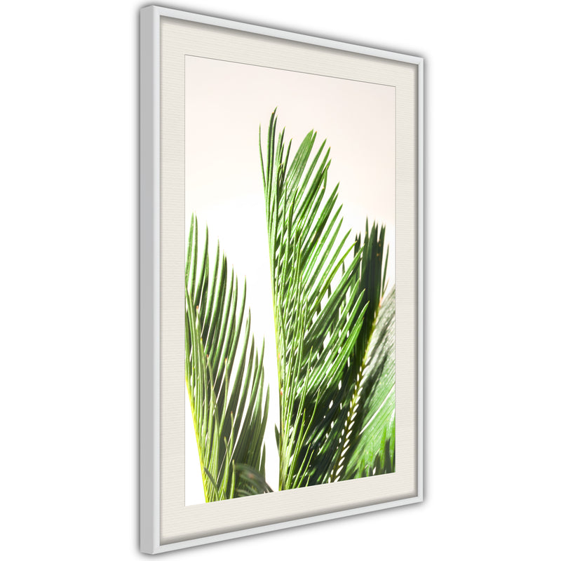Poster - Rustling of Leaves  - wit passepartout