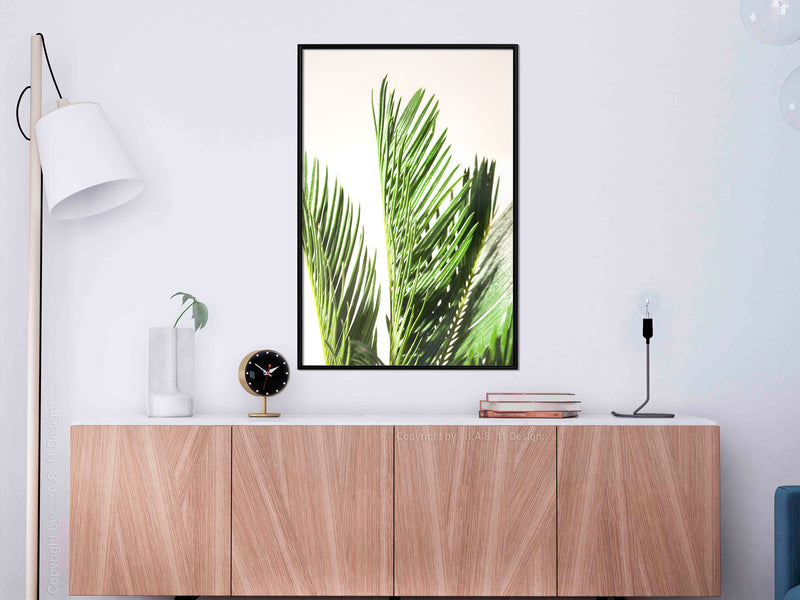 Poster - Rustling of Leaves  - zwart