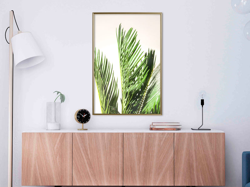 Poster - Rustling of Leaves  - goud