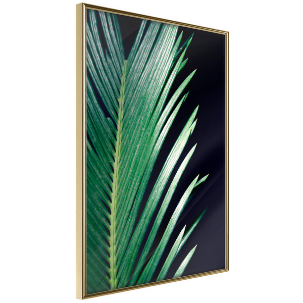 Poster - Soothing Green  - goud